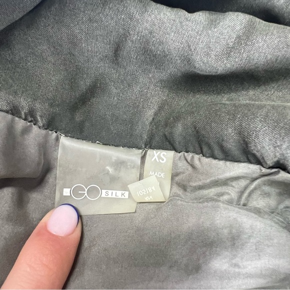 Go silk men’s khaki vest jacket XS L11-30 - Picture 8 of 8